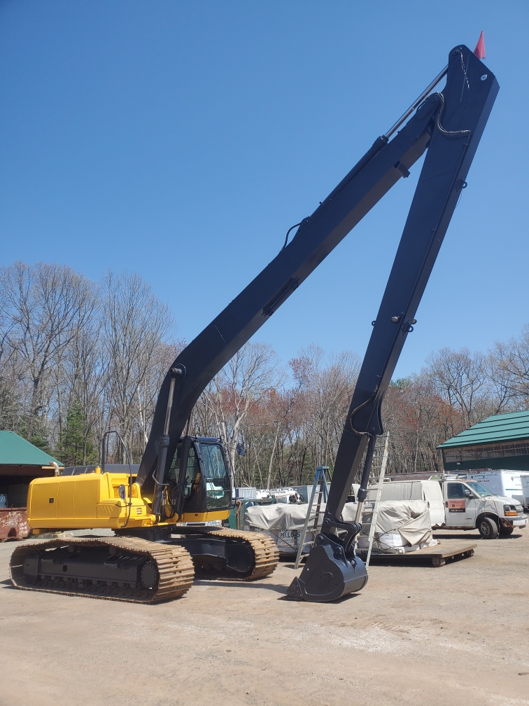 Crane after paint remediation